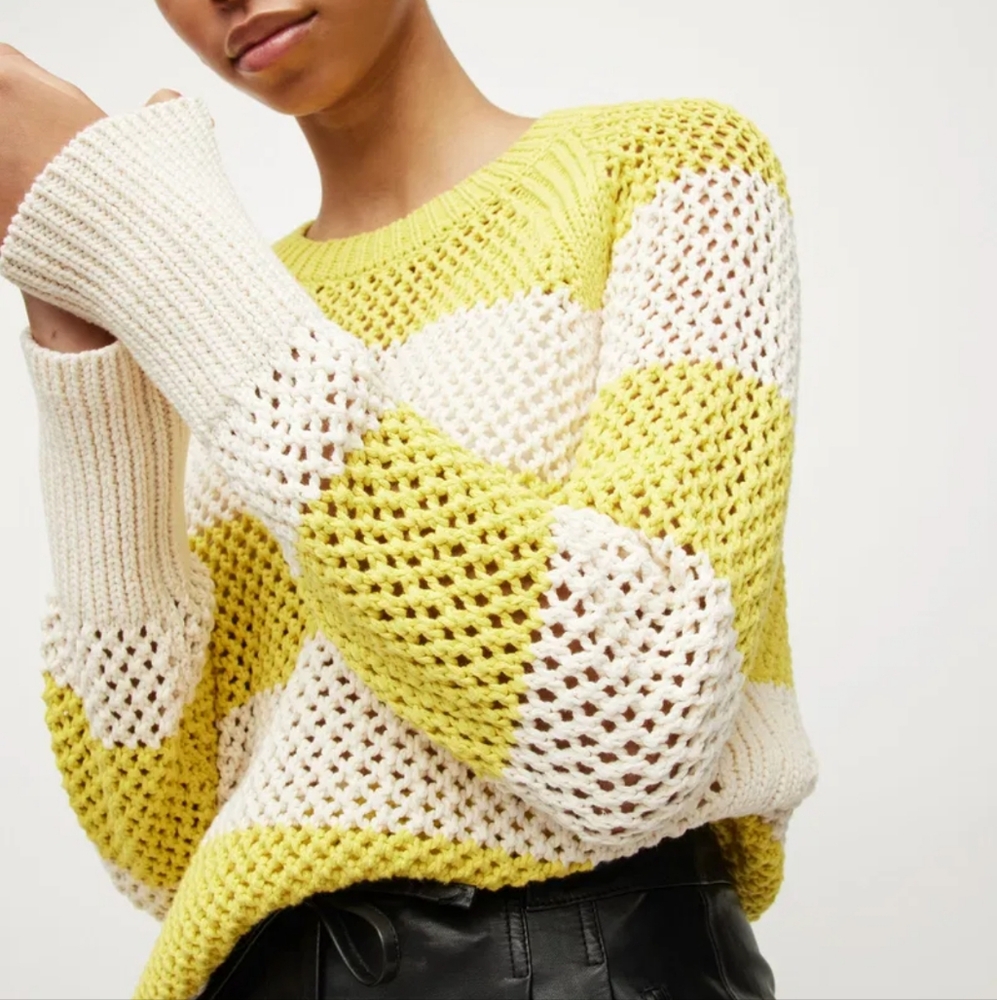 AllSaints Mesh Sweater - Picture 2 of 5
